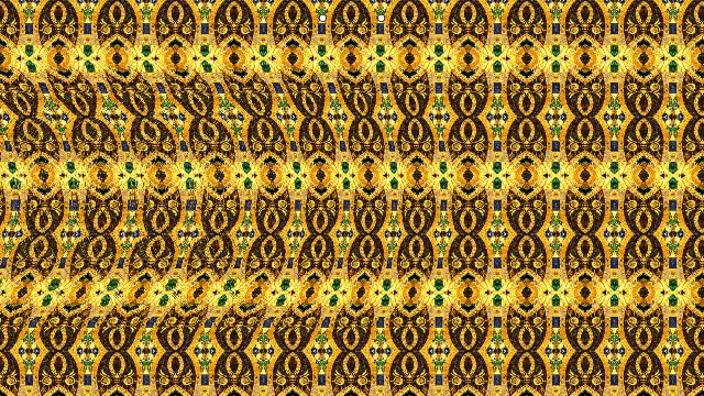 Stereogram of a golden sphere