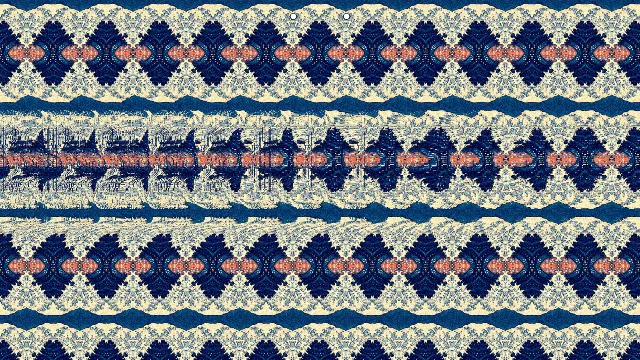 Stereogram: Hello from the Great Wave